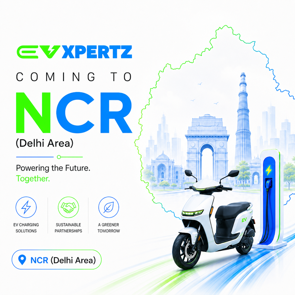 EVXPERTZ expanding to Delhi NCR — green mobility for 2W and 3W EVs in the National Capital Region